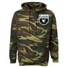 Unisex Camo Fleece Hoodie Sweatshirt Thumbnail