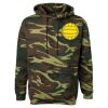 Unisex Camo Fleece Hoodie Sweatshirt Thumbnail