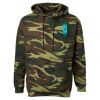 Unisex Camo Fleece Hoodie Sweatshirt Thumbnail