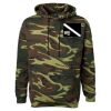 Unisex Camo Fleece Hoodie Sweatshirt Thumbnail