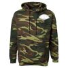Unisex Camo Fleece Hoodie Sweatshirt Thumbnail