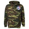 Unisex Camo Fleece Hoodie Sweatshirt Thumbnail