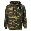 Unisex Camo Fleece Hoodie Sweatshirt Thumbnail
