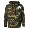 Unisex Camo Fleece Hoodie Sweatshirt Thumbnail
