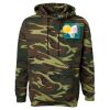 Unisex Camo Fleece Hoodie Sweatshirt Thumbnail