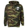 Unisex Camo Fleece Hoodie Sweatshirt Thumbnail