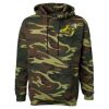 Unisex Camo Fleece Hoodie Sweatshirt Thumbnail