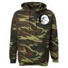 Unisex Camo Fleece Hoodie Sweatshirt Thumbnail