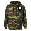 Unisex Camo Fleece Hoodie Sweatshirt Thumbnail