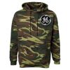 Unisex Camo Fleece Hoodie Sweatshirt Thumbnail