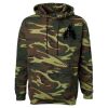 Unisex Camo Fleece Hoodie Sweatshirt Thumbnail
