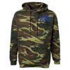 Unisex Camo Fleece Hoodie Sweatshirt Thumbnail