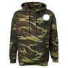 Unisex Camo Fleece Hoodie Sweatshirt Thumbnail