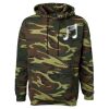 Unisex Camo Fleece Hoodie Sweatshirt Thumbnail