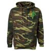 Unisex Camo Fleece Hoodie Sweatshirt Thumbnail