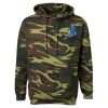 Unisex Camo Fleece Hoodie Sweatshirt Thumbnail