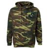 Unisex Camo Fleece Hoodie Sweatshirt Thumbnail