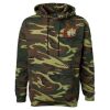 Unisex Camo Fleece Hoodie Sweatshirt Thumbnail