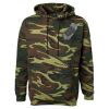 Unisex Camo Fleece Hoodie Sweatshirt Thumbnail