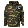 Unisex Camo Fleece Hoodie Sweatshirt Thumbnail