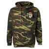 Unisex Camo Fleece Hoodie Sweatshirt Thumbnail