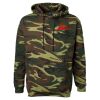 Unisex Camo Fleece Hoodie Sweatshirt Thumbnail