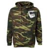 Unisex Camo Fleece Hoodie Sweatshirt Thumbnail