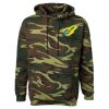 Unisex Camo Fleece Hoodie Sweatshirt Thumbnail