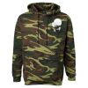 Unisex Camo Fleece Hoodie Sweatshirt Thumbnail
