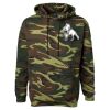 Unisex Camo Fleece Hoodie Sweatshirt Thumbnail