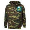 Unisex Camo Fleece Hoodie Sweatshirt Thumbnail