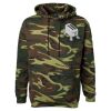 Unisex Camo Fleece Hoodie Sweatshirt Thumbnail