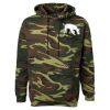 Unisex Camo Fleece Hoodie Sweatshirt Thumbnail