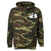 Unisex Camo Fleece Hoodie Sweatshirt Thumbnail