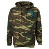 Unisex Camo Fleece Hoodie Sweatshirt Thumbnail