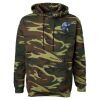 Unisex Camo Fleece Hoodie Sweatshirt Thumbnail