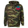 Unisex Camo Fleece Hoodie Sweatshirt Thumbnail