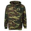 Unisex Camo Fleece Hoodie Sweatshirt Thumbnail