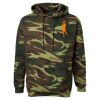 Unisex Camo Fleece Hoodie Sweatshirt Thumbnail