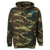 Unisex Camo Fleece Hoodie Sweatshirt Thumbnail