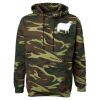 Unisex Camo Fleece Hoodie Sweatshirt Thumbnail