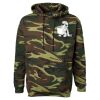 Unisex Camo Fleece Hoodie Sweatshirt Thumbnail