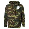 Unisex Camo Fleece Hoodie Sweatshirt Thumbnail
