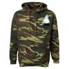 Unisex Camo Fleece Hoodie Sweatshirt Thumbnail