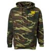 Unisex Camo Fleece Hoodie Sweatshirt Thumbnail