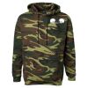 Unisex Camo Fleece Hoodie Sweatshirt Thumbnail