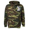 Unisex Camo Fleece Hoodie Sweatshirt Thumbnail
