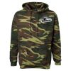Unisex Camo Fleece Hoodie Sweatshirt Thumbnail