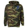 Unisex Camo Fleece Hoodie Sweatshirt Thumbnail