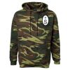 Unisex Camo Fleece Hoodie Sweatshirt Thumbnail